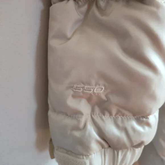 Ladies SZ S The North Face Ivory Down Metropolis Coat - Picture 4 of 6